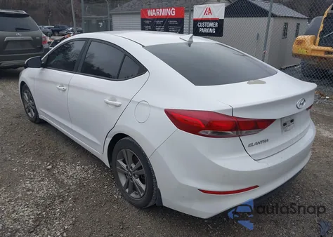 2018 Hyundai Elantra Sel из США, поврежденный, VIN 5NPD84LF8JH386494